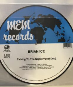 BRIAN ICE - TALKING TO THE NIGHT (PICTURE DISC) by DiscoTimeRecords