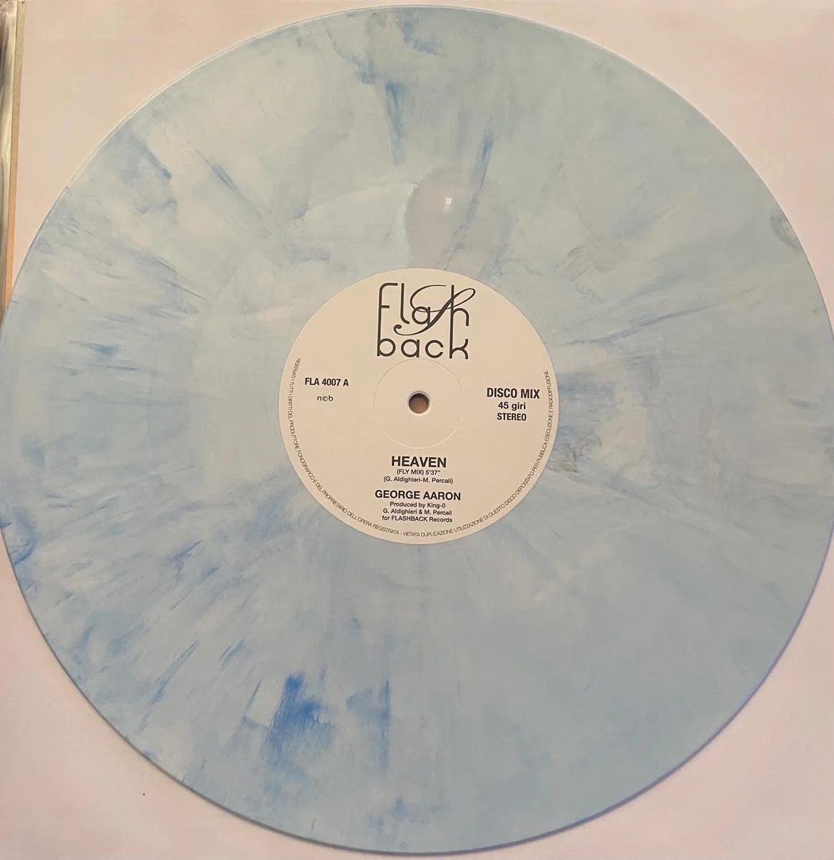 George Aaron – Heaven (Light Blue vinyl) - Image 3