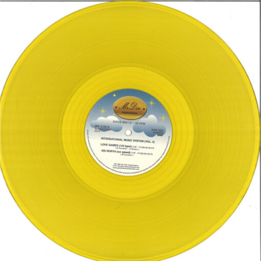 IMS - LOVE GAMES (YELLOW VINYL) by DiscoTimeRecords