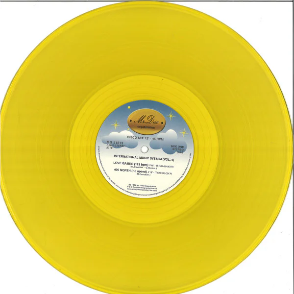 IMS - LOVE GAMES (YELLOW VINYL) by DiscoTimeRecords