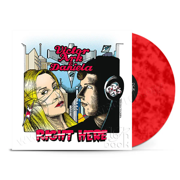 Victor Ark & Daniela – Right Here / Bacia Me (Besame) (Red vinyl) - Image 2