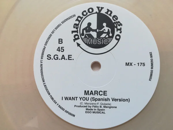 Marce ‎– I Want You (WHITE VINYL) - Image 5