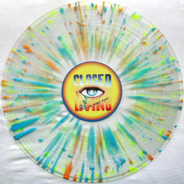 CLOSED - LIVING IN YOUR EYES (TRANSPARENT SPLASH VINYL) - Image 2