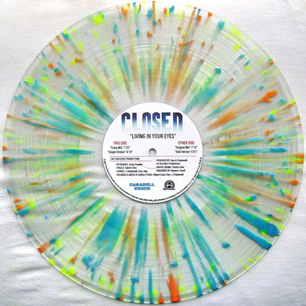 CLOSED - LIVING IN YOUR EYES (TRANSPARENT SPLASH VINYL) - Image 3