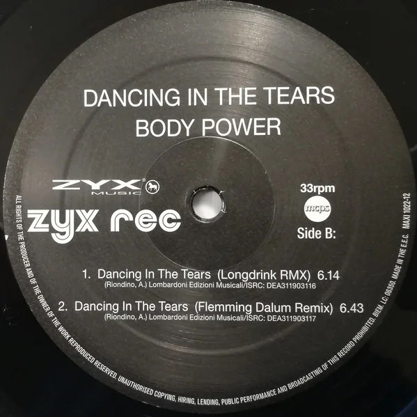 Body Power – Dancing In The Tears - Image 4