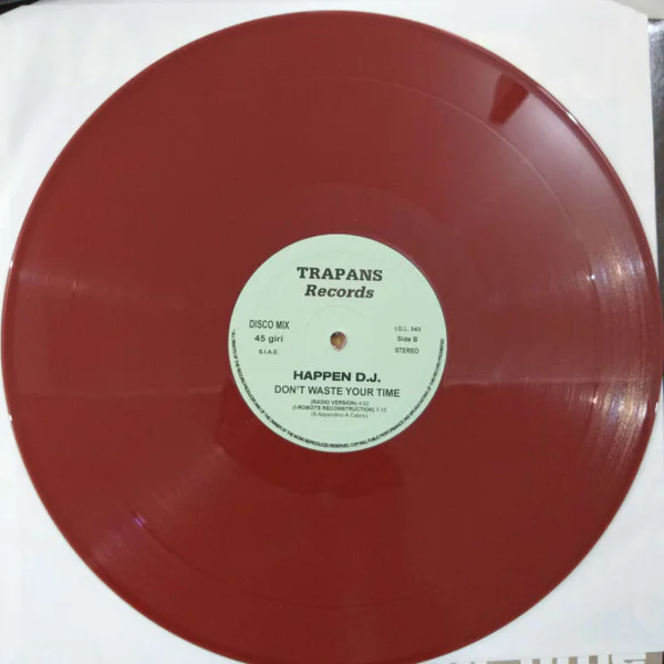 Happen D.J. – Don't Waste Your Time (BROWN VINYL) - Image 4