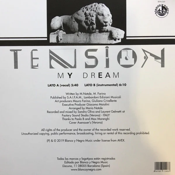 Tension – My Dream (SPLATTERED) - Image 2