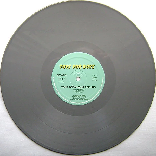 Toys For Boys – Your Body, Your Feeling (SILVER VINYL) - Image 3