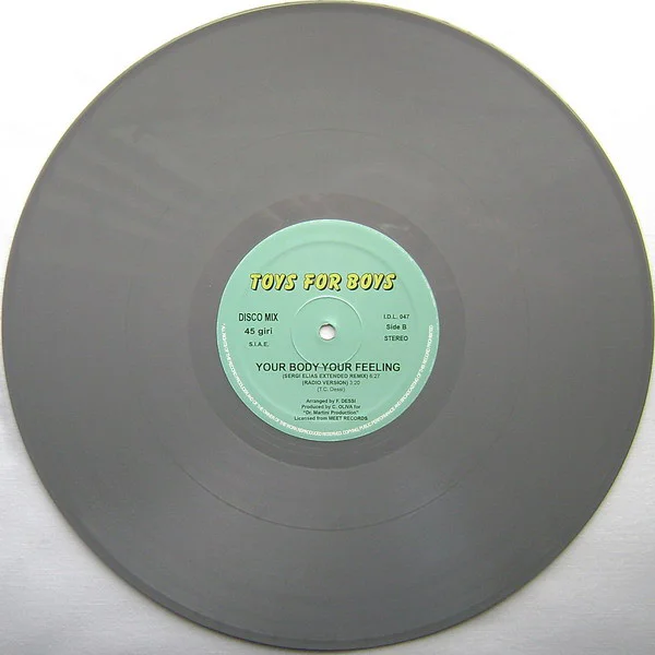 Toys For Boys – Your Body, Your Feeling (SILVER VINYL) - Image 4