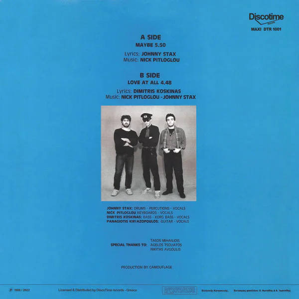 Camouflage - Maybe / Love At All (signed copy) - Image 2