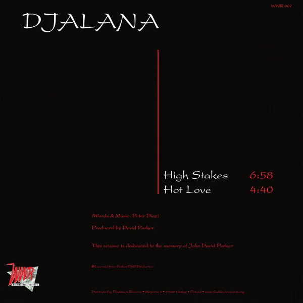 Djalana – High Stakes (Red Vinyl) - Image 2