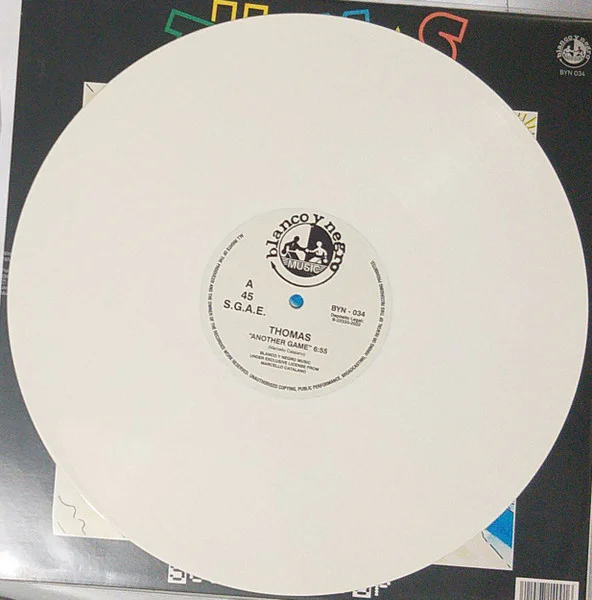Thomas ‎– Another Game / You Take Me Up (WHITE VINYL) - Image 3