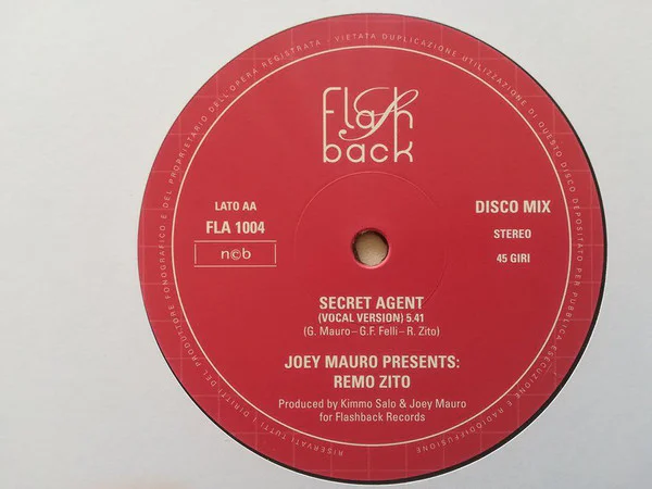 Joey Mauro Presents Rago / Remo Zito ‎– Rusty Wings / Secret Agent - Image 3