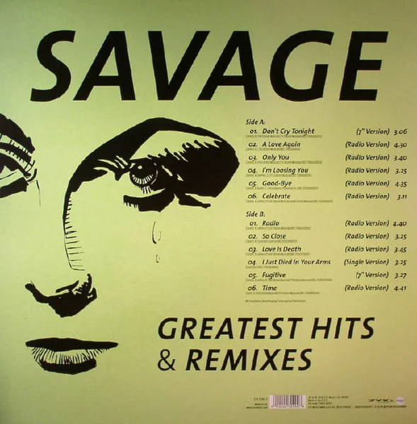 Savage – Greatest Hits & Remixes - Image 2