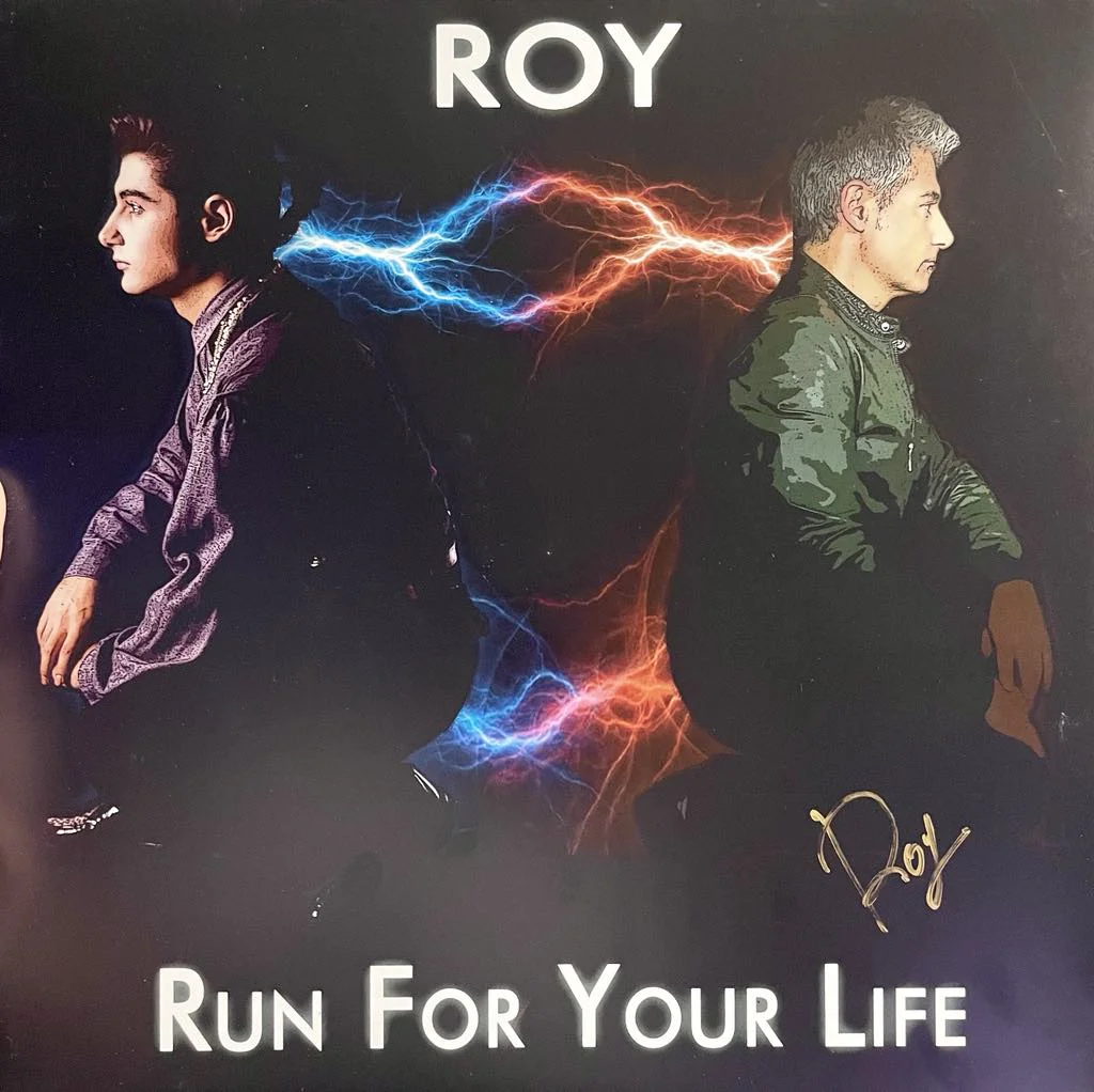 Roy – Run For Your Life (SIGNED BY ARTIST-BLUE TRANSPARENT VINYL)