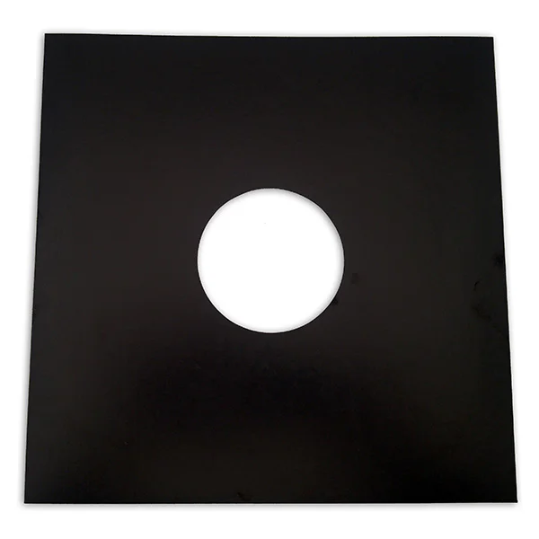 Εξώφυλλα δίσκων 12" με τρυπα Μαύρα - Covers for 12"  Made Of Black Cardboard with hole