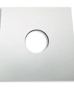 Εξώφυλλα δίσκων 12" με τρυπα Λευκα - Covers for 12"  Made Of White Cardboard with hole