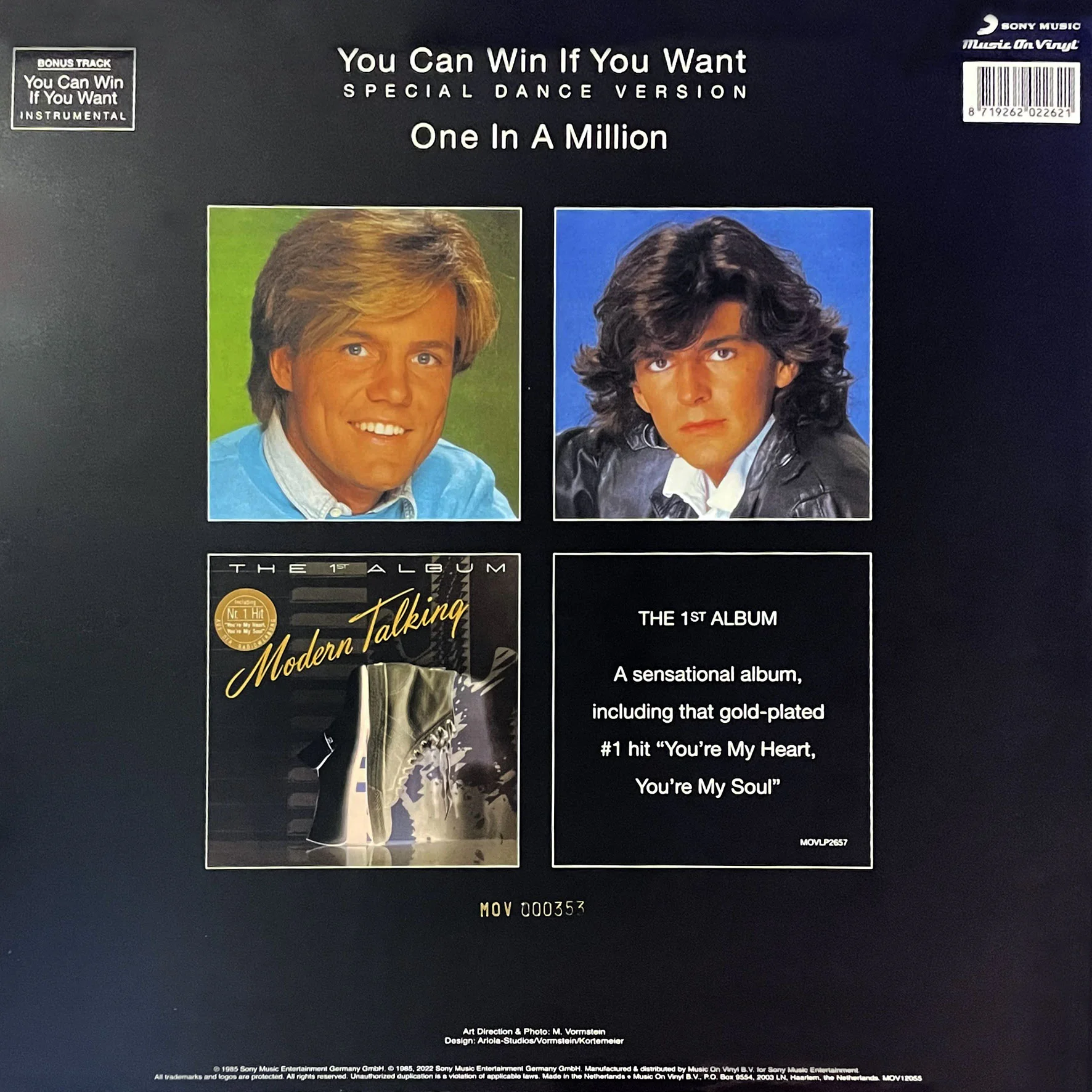 Modern Talking – You Can Win If You Want (Special Dance Version) (Gold Vinyl) - Image 2