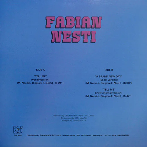 Fabian Nesti – Tell Me (Purple) (with generic cover) - Image 2
