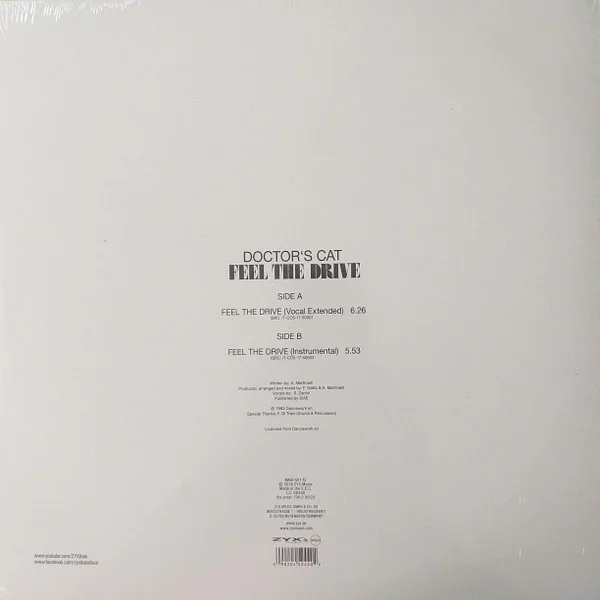 Doctor's Cat ‎– Feel The Drive - Image 2
