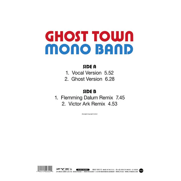 MONO BAND - GHOST TOWN - Image 2