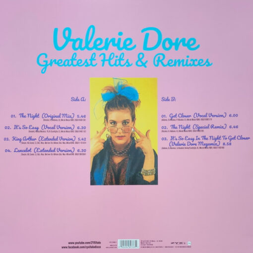 Valerie Dore Greatest Hits And Remixes Disco Time Records 4678