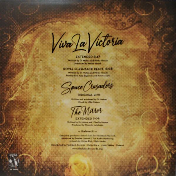 Italove ‎– Viva La Victoria  (Orange Vinyl) - Image 3