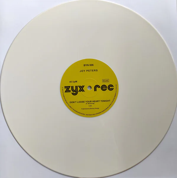 Joy Peters – One Night In Love  / Don't Loose Your Heart Tonight (white vinyl) - Image 3