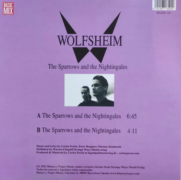 Wolfsheim – The Sparrows And The Nightingales (Purple Vinyl) - Image 2