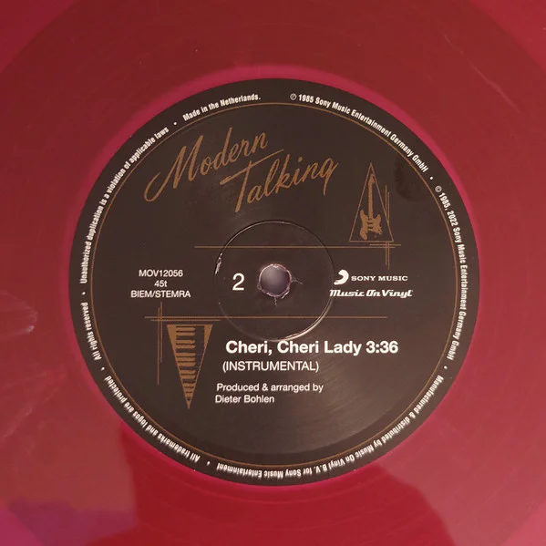 Modern Talking – Cheri, Cheri Lady (Pink translucent vinyl) - Image 4
