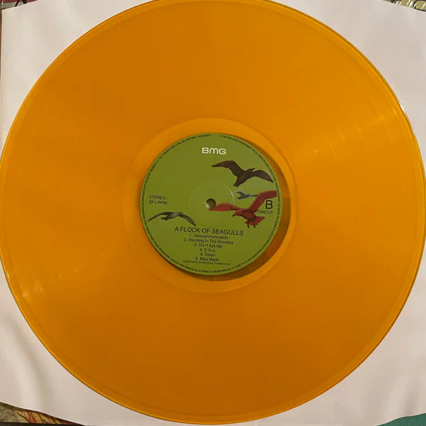 A Flock Of Seagulls – A Flock Of Seagulls (Orange Vinyl) - Image 3