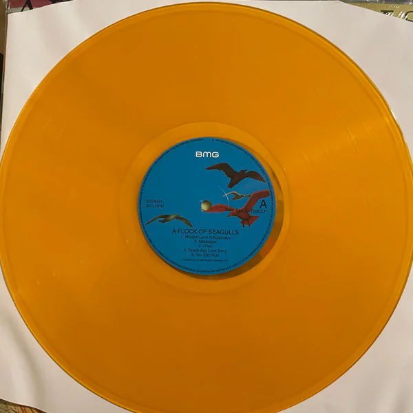 A Flock Of Seagulls – A Flock Of Seagulls (Orange Vinyl) - Image 4
