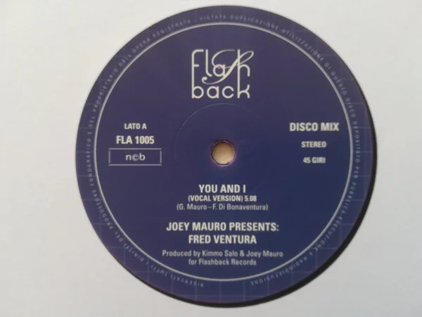 Joey Mauro Presents Fred Ventura / Clock On 5 – You And I / Love Kills - Image 4
