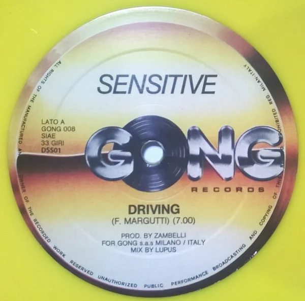 Sensitive  – Driving (yellow vinyl) - Image 3