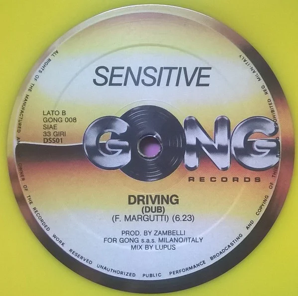 Sensitive  – Driving (yellow vinyl) - Image 4