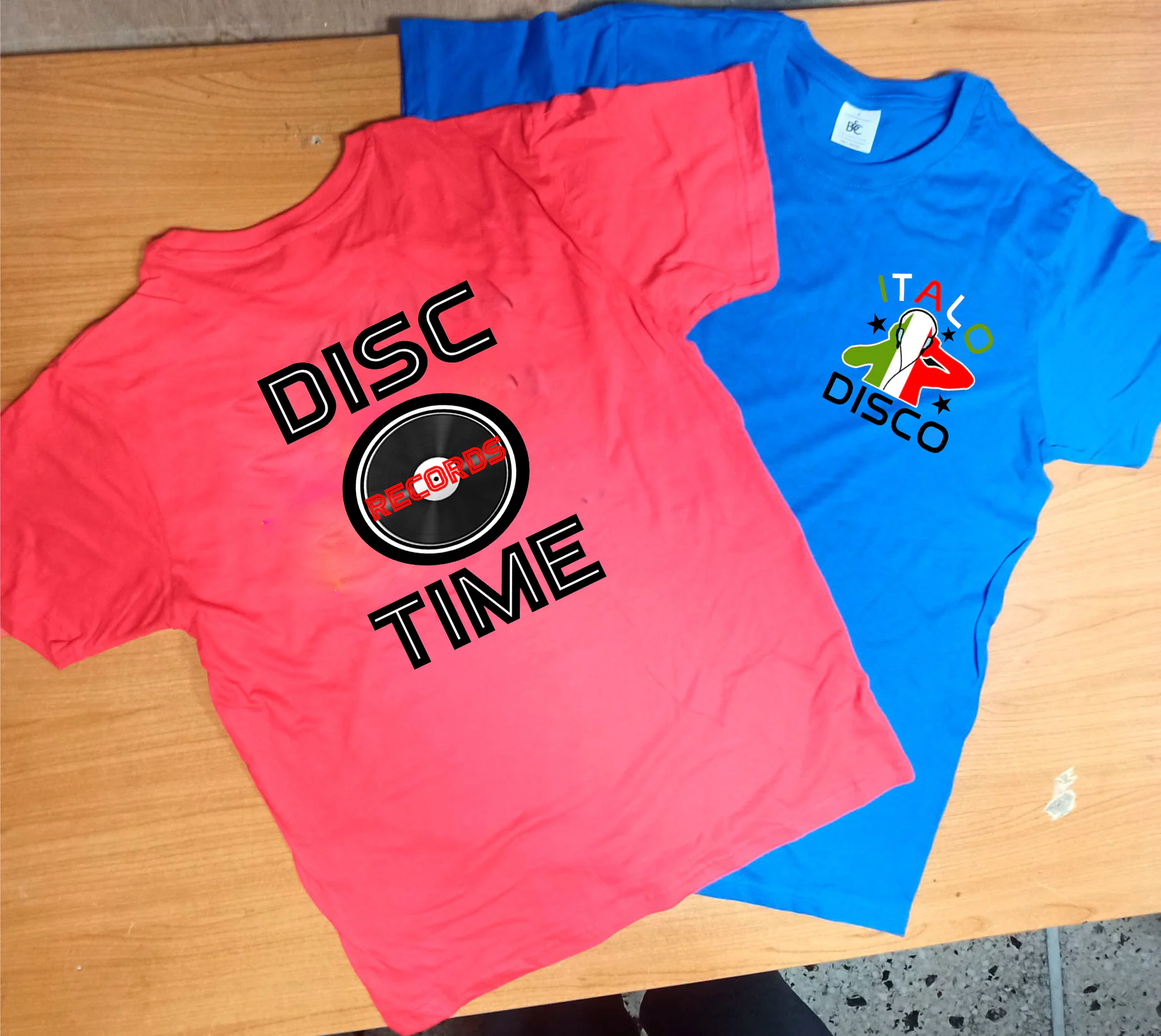 Italodisco T-Shirt Blue - Red