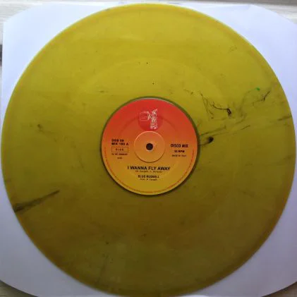 Blue Russell – I Wanna Fly Away (Yellow vinyl) - Image 3