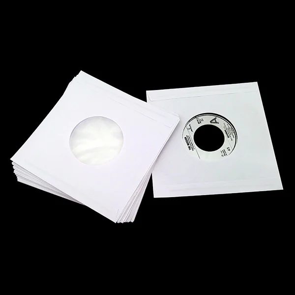 Eσώφυλλα δίσκων 7″ Single αντιστατικά (άσπρα)