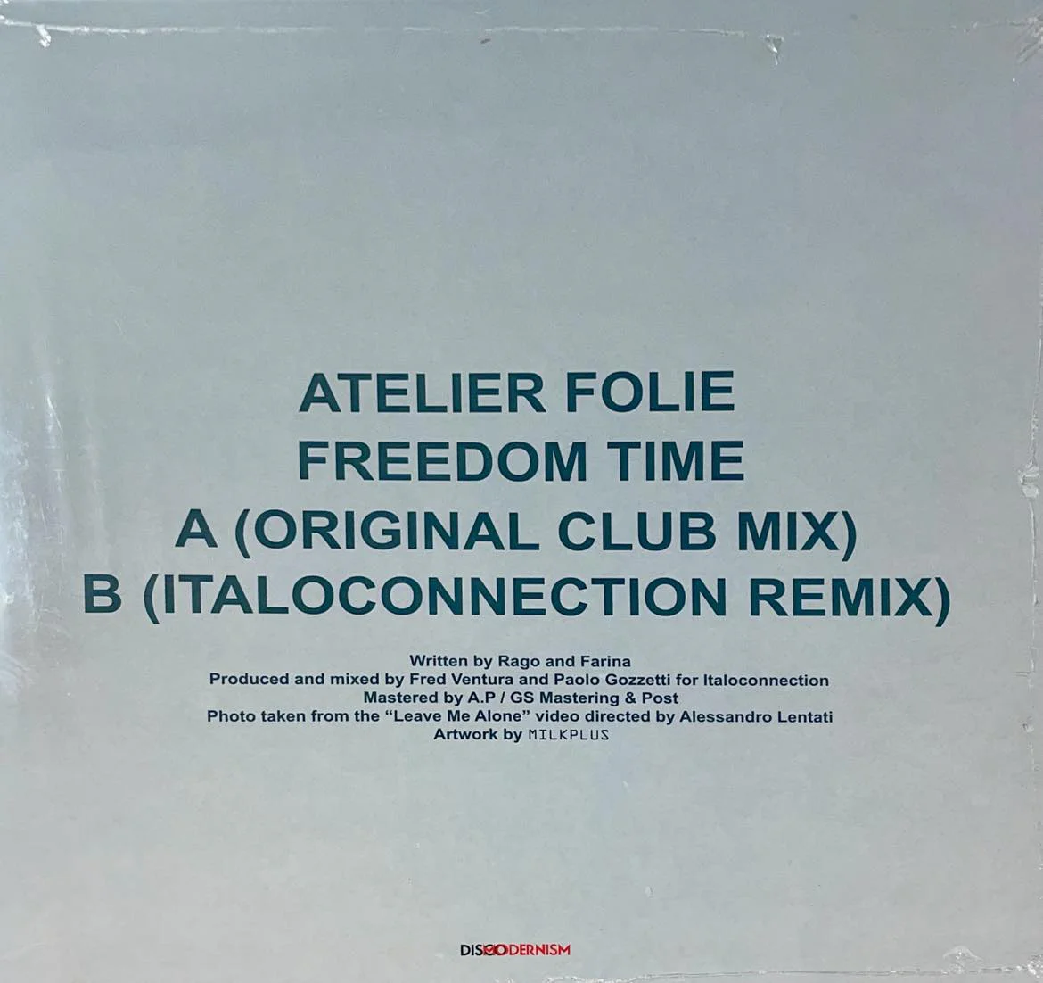 Atelier Folie – Freedom Time (Gold or black vinyl) - Image 2