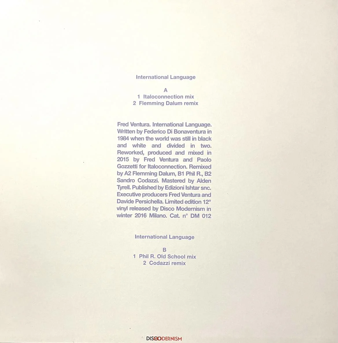 Fred Ventura – International Language - Image 2