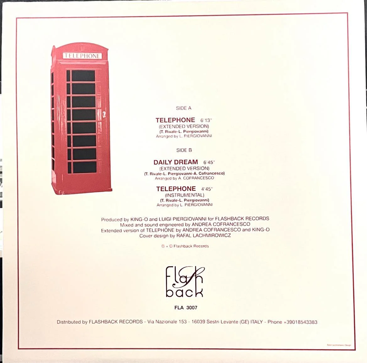 Tiziana Rivale – Telephone / Daily Dream - Image 2