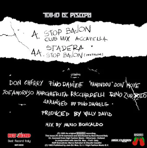 Tullio De Piscopo – Stop Bajon - Image 2