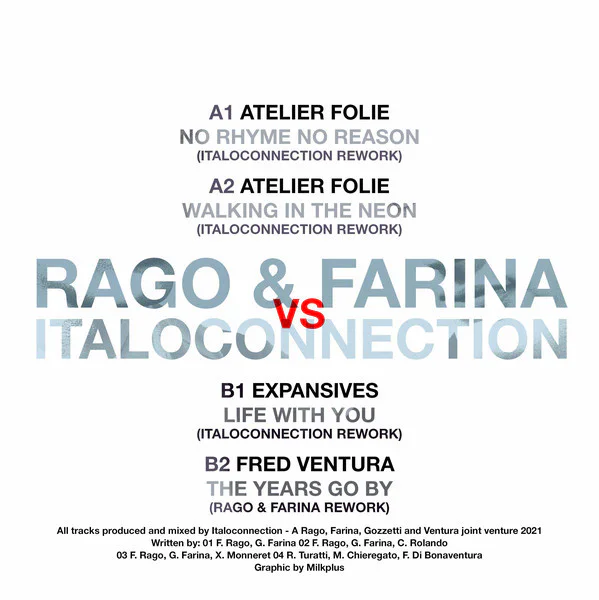 Rago & Farina Vs Italoconnection (grey vinyl) - Image 2