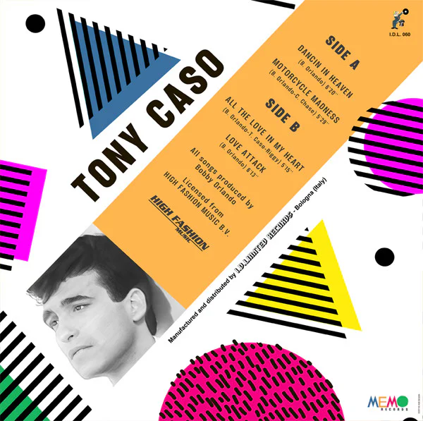 Tony Caso – Dancin In Heaven (Orange vinyl) - Image 2