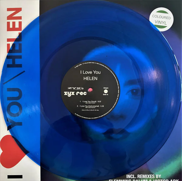 Helen  – I Love You (Blue Vinyl) - Image 4