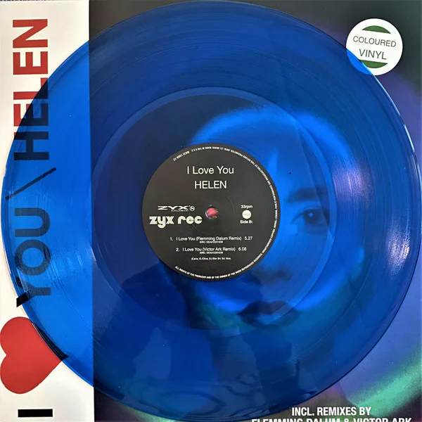 Helen  – I Love You (Blue Vinyl) - Image 3