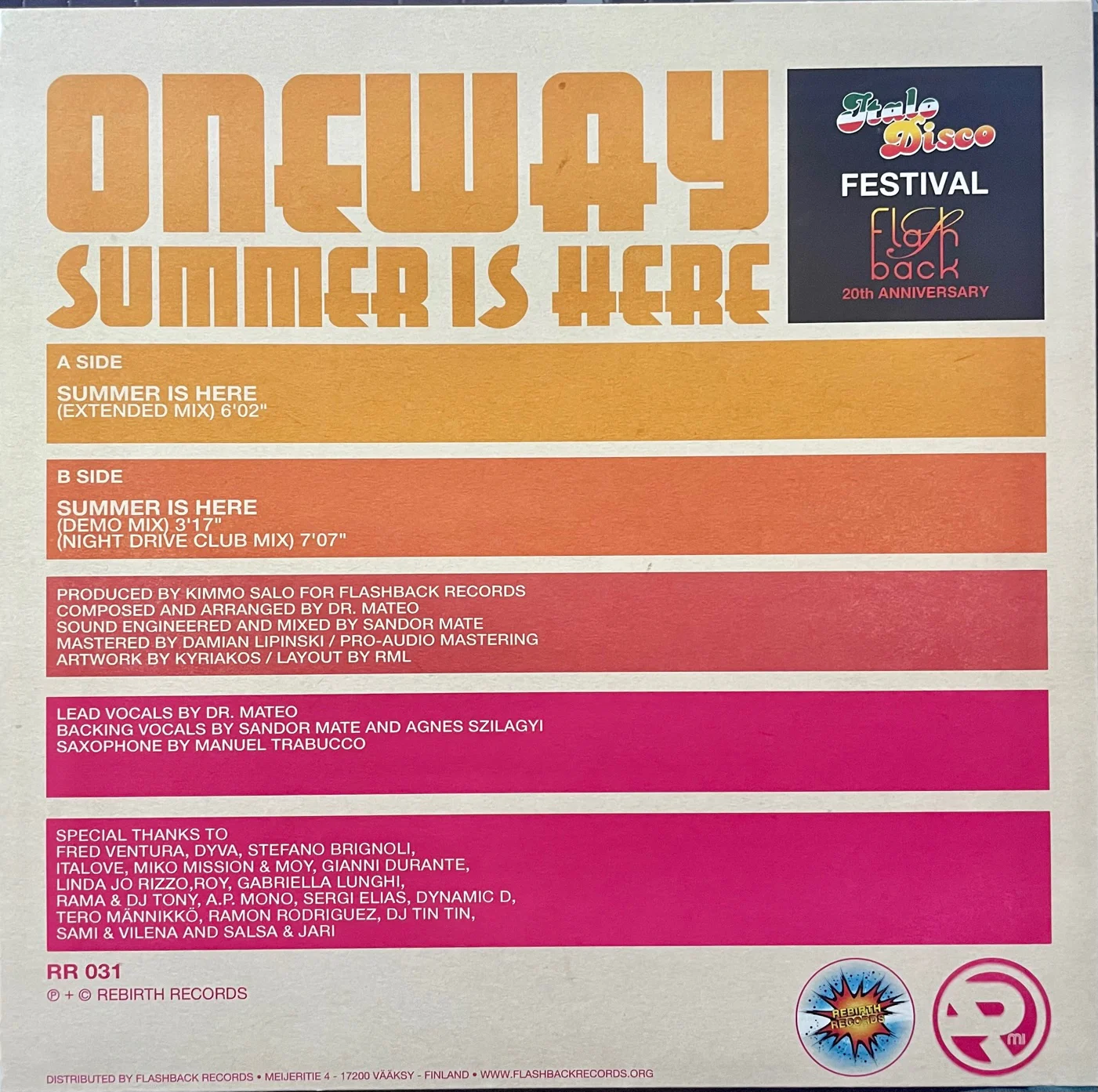 One Way – Summer Is Here - Image 2