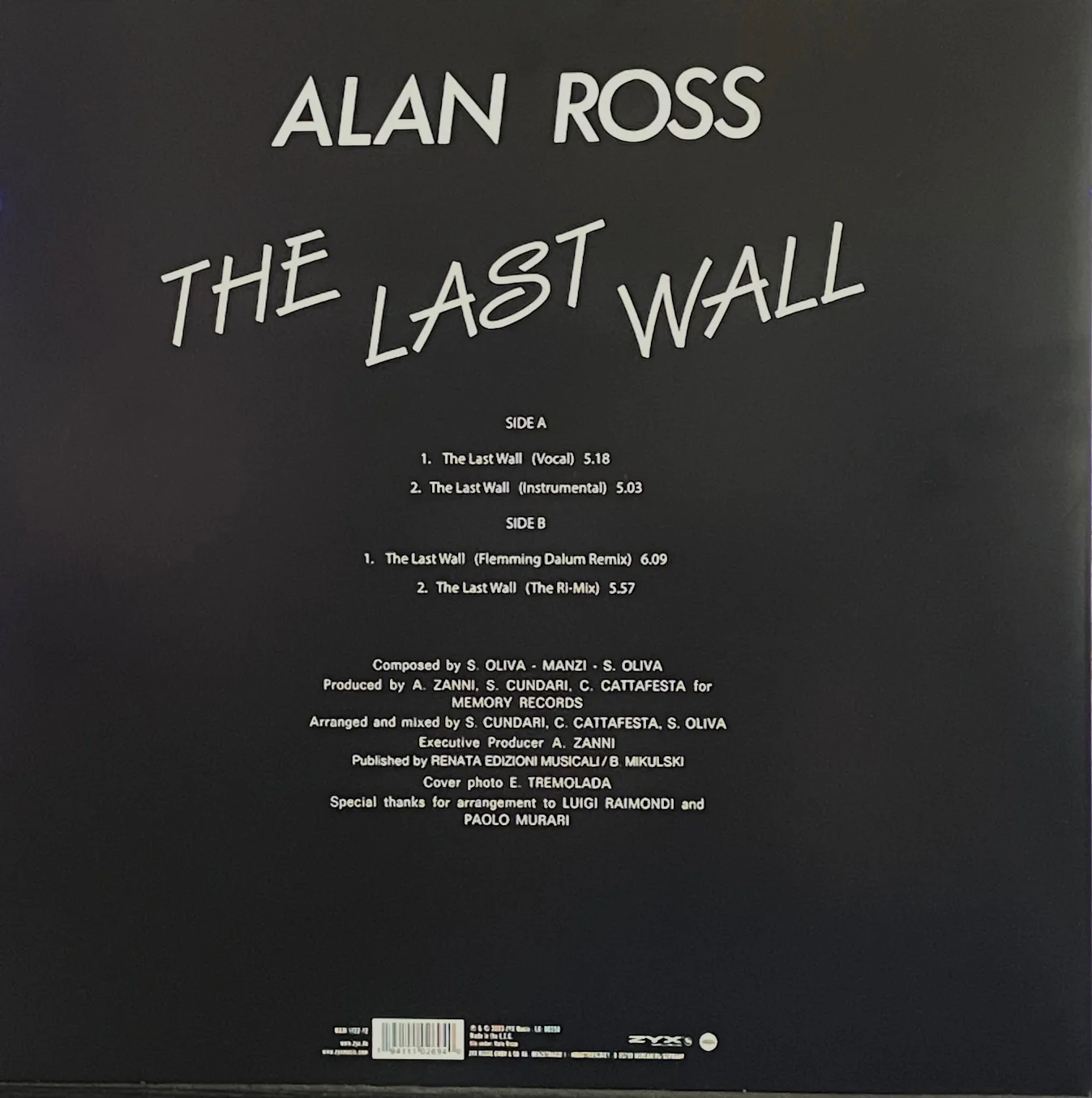 Alan Ross - The Last Wall (Purple Vinyl) - Image 2