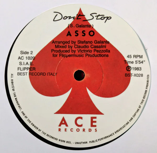 Asso – Do It Again / Don't Stop - Image 4