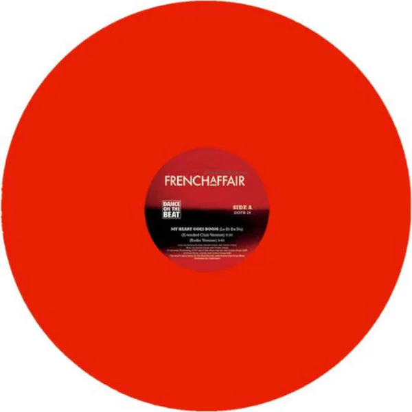 French Affair – My Heart Goes Boom (La Di Da Da) (Red Vinyl) - Image 2